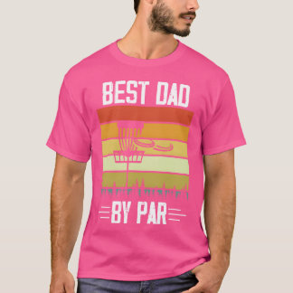 Vintager bester Vater Par Golfing Vatertag Golf T-Shirt