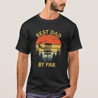 Vintager bester Vater per Par Disk Golfgeschenk Mä T-Shirt