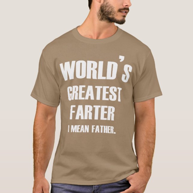 Vintager bester Vater T-Shirt (Vorderseite)