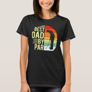 Vintager bester Vater von Par Disc Golf Men Father T-Shirt
