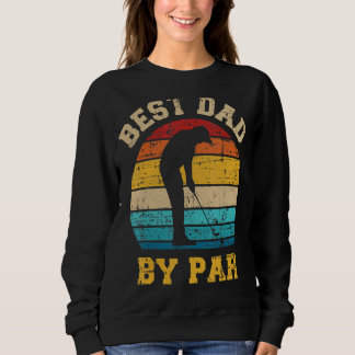 Vintager bester Vater von Par Disk Golf Männer Vat Sweatshirt