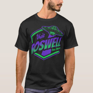 Vintager Besuch Roswell New Mexico Funny Flying Sa T-Shirt