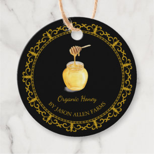 Vintager Bio Honey Hang Tag Geschenkanhänger
