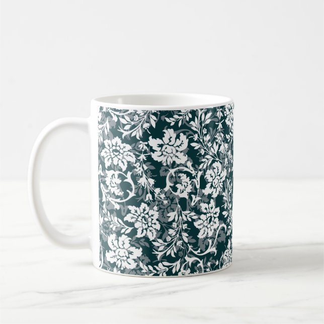 Vintager Blauer Frühling Kaffeetasse (Links)