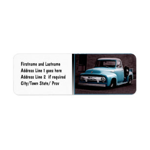 Vintager Blauer Lieferwagen