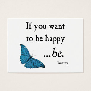 Vintager blauer Schmetterling und Tolstoy