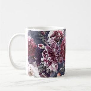 Vintager Bleistift bläserfarbenes, nahtloses Patte Kaffeetasse