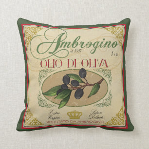 Vintager Blick italienischer Retro Kissen