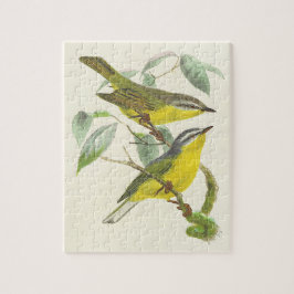 Vintager Blick, zwei spannende Vogelpuzzle