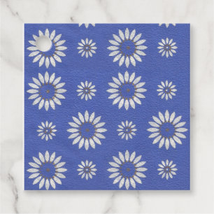 Vintager Blumenbecher Geschenkanhänger