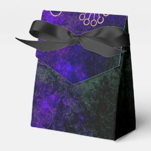 Vintager BlumenDamast Geschenkschachtel