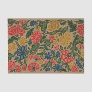 Vintager Blumendesigner Seidenpapier