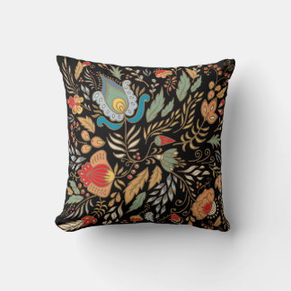 Vintager Blumendoodle: Orientalisches Design. Kissen