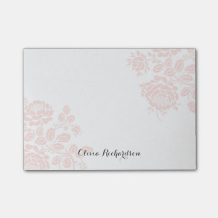 Vintager Blumengarten Post-it Klebezettel