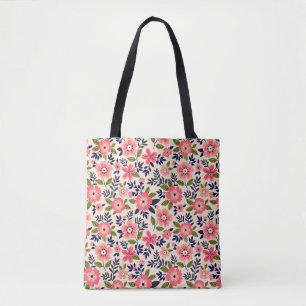 Vintager blumengeschmückter Hintergrund, göttlich Tasche