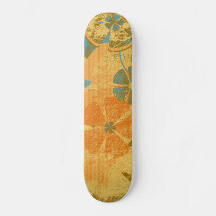 Vintager BlumenmodeSkateboard Skateboard