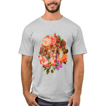 Vintager Blumenschädel