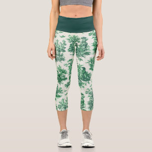 Vintager Blumenstrauß Capri Leggings