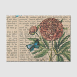 Vintager Blumenstrauß Seidenpapier