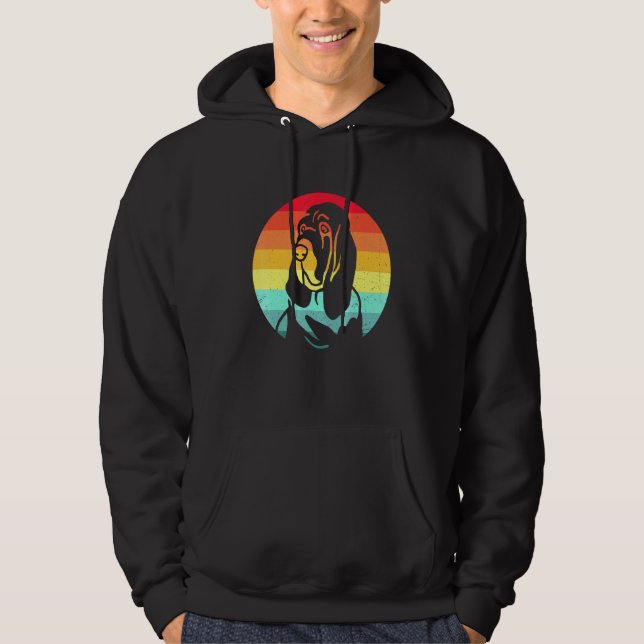 Vintager Blutvergießende Retro-Artwork Hoodie (Vorderseite)