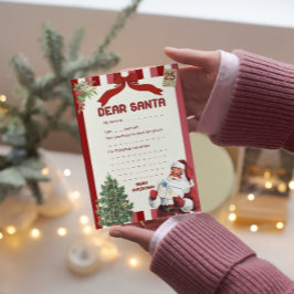 Vintager Brief an die Weihnachtsweinliste