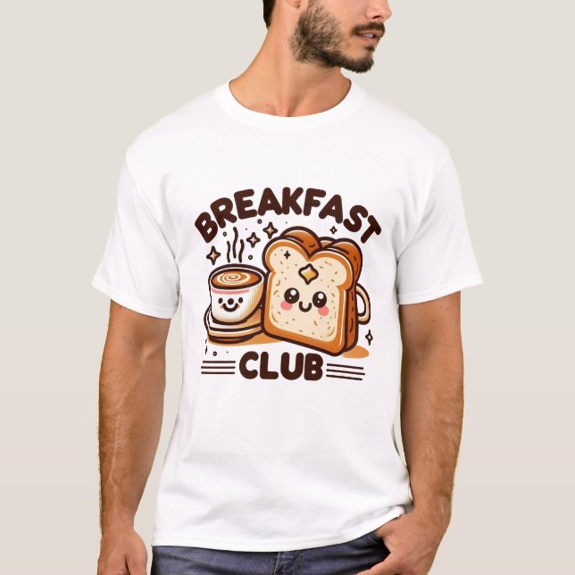 Vintager Brief des Frühstücksclubs T-Shirt (Vorderseite)