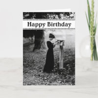 Vintager Briefkasten-alles Gute zum Geburtstag