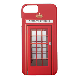Vintager britischer roter Case-Mate iPhone hülle