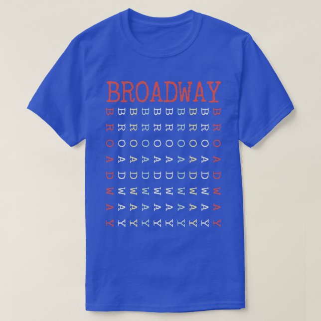 Vintager Broadway T-Shirt (Design vorne)