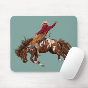 Vintager Broncofahrer Mousepad