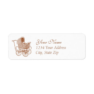 Vintager Brown-Kinderwagen