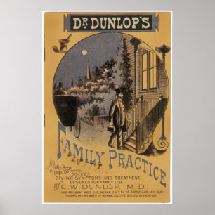 Vintager Bucheinband-Doktor Dunlops Family Poster