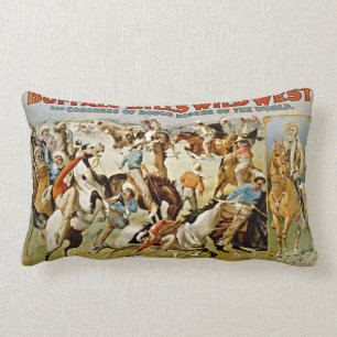 Vintager Büffel-Bills wilde Westshow Lendenkissen
