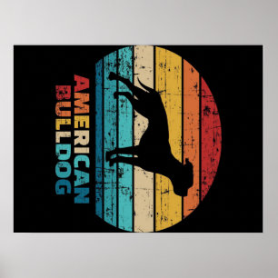 Vintager Bulldog Poster
