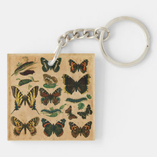 Vintager Butterfly-Schlüsselanhänger Schlüsselanhänger
