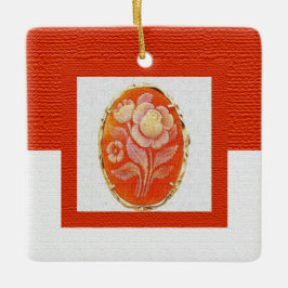 Vintager Cameo-Muttertag Keramikornament