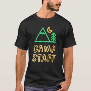 Vintager CAMP-Mitarbeiter im Campingplatz Crew Ber T-Shirt