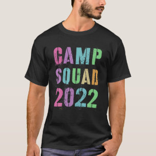Vintager CAMP SQUAD 2022 Gastgebersommerberater Te T-Shirt