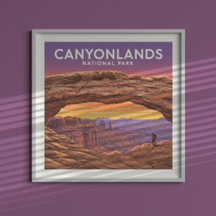 Vintager Canyonlands-Nationalpark Poster