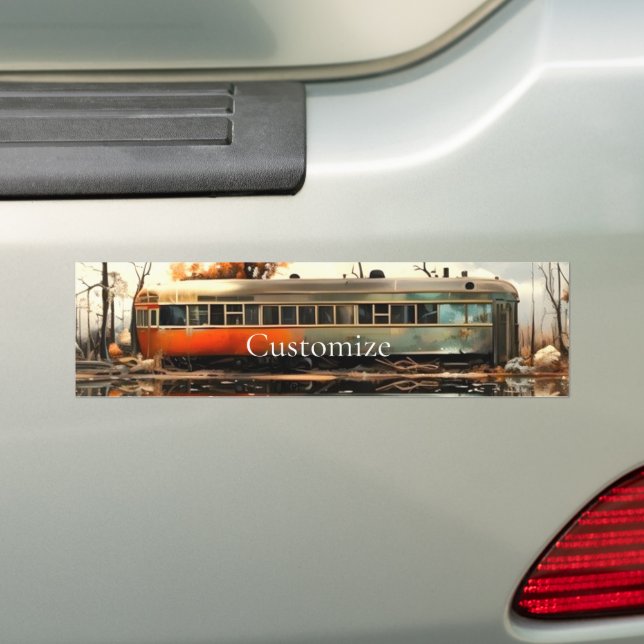 Vintager Caravan Trailer RV Thunder_Cove Autoaufkleber (Auf Auto)