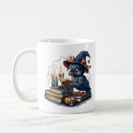 Vintager Cartoon Raven Gothic, Halloween Vibes Kaffeetasse