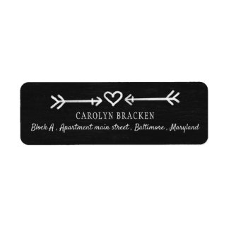 Vintager Chalkboard-Niedlicher Heftpfeil | Hochzei