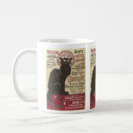 Vintager Chat Noir, Vente Hôtel Drouot Steinlen Tasse