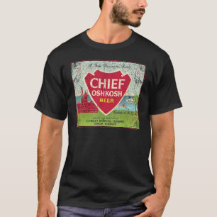 Vintager Chef Oshkosh Beer Retro Defunktional Wisc T-Shirt