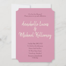 Vintager Cherry Blossom Hochzeitseinladungen Einladung