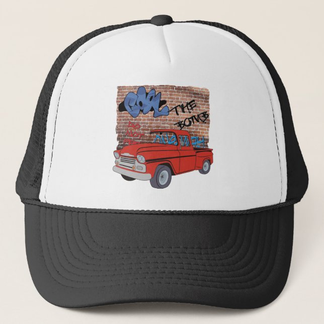 Vintager Chevy Lieferwagen-LKW Truckerkappe (Vorderseite)