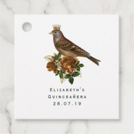 Vintager Chic aus Gold und Kupfer Geschenkanhänger