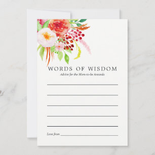 Vintager Chic Rustic Charm Babyduschenempfehlung Hinweiskarte