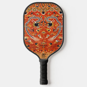 "Vintager chinesischer Tempelrug Art" Pickleball Schläger