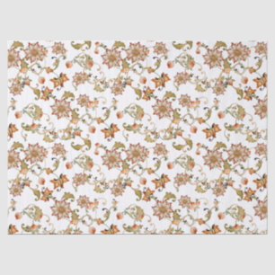 Vintager Chintz-Jacobean Tapeten-Entwurfs-Gewebe Seidenpapier